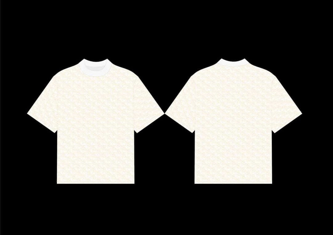 Oblique Gold/White T-Shirt